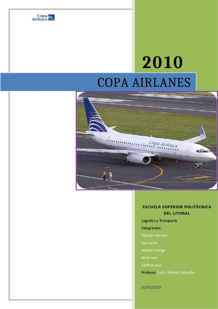DOC) Copa Airlines Trabajo - DOKUMEN.TIPS