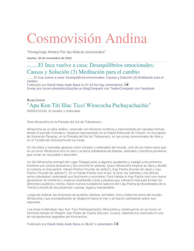 DOCX) Cosmovisión Andina - DOKUMEN.TIPS