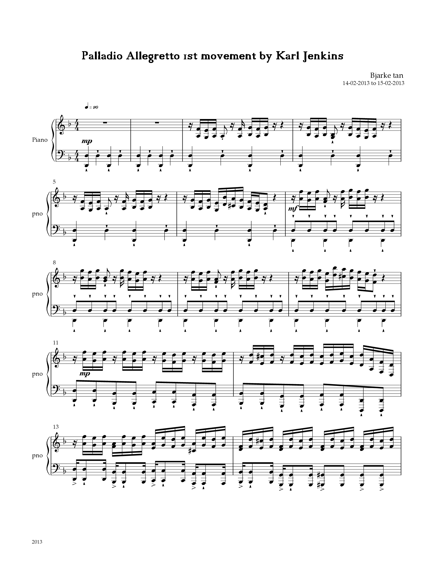 PDF) Karl Jenkins - Palladio Allegretto 1st Movement for Piano -  DOKUMEN.TIPS