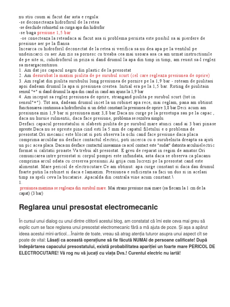 PDF) Hidrofor reglare presiune - DOKUMEN.TIPS