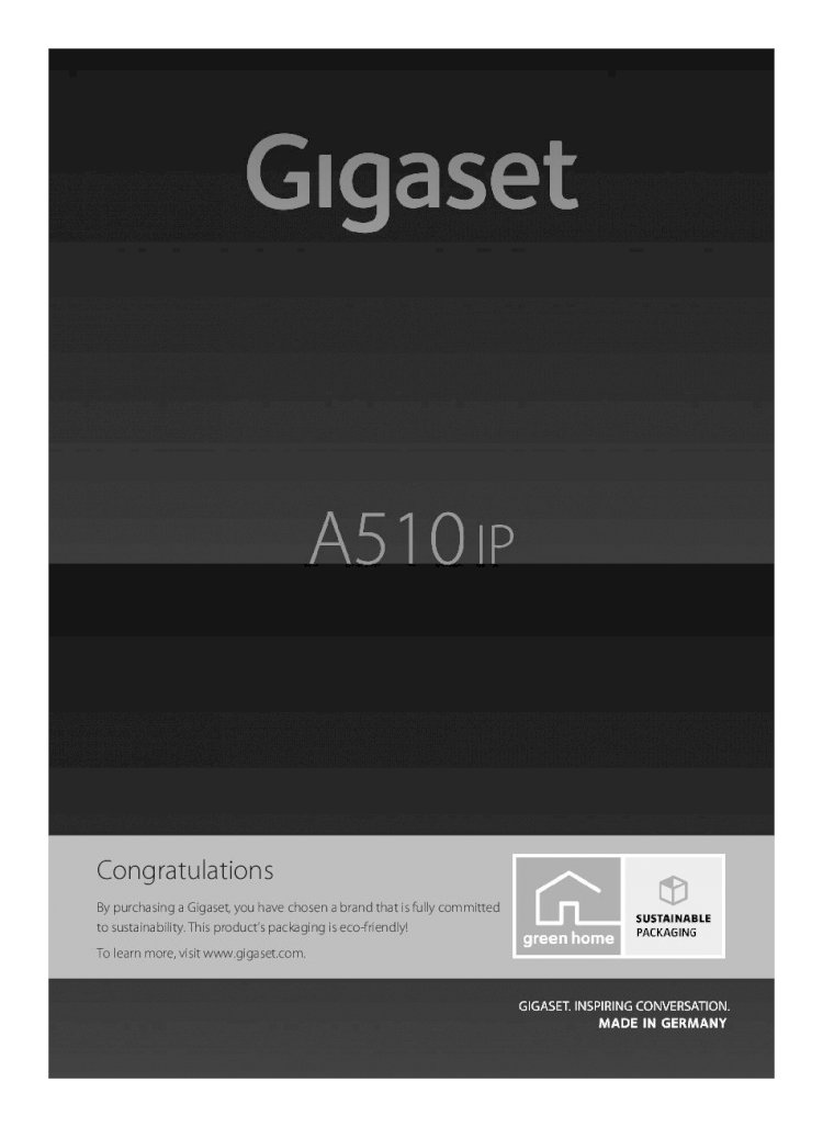 PDF) Siemens Gigaset A510 IP VoIP Cordless Phone Manual - DOKUMEN.TIPS