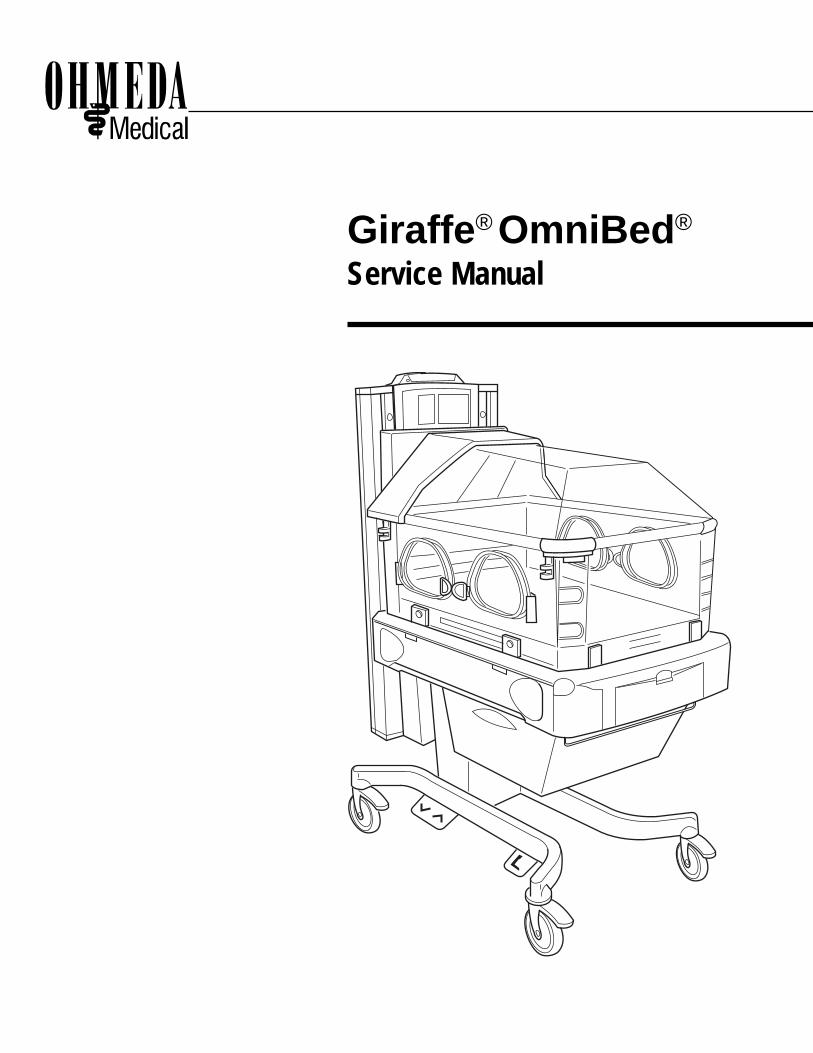 PDF) Incubadora General Electric Giraffe Modelo Omnibed (Manual de  Servicio) 