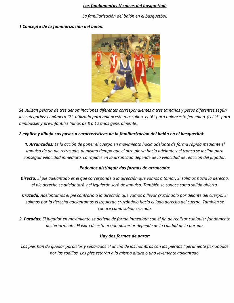 DOCX) Los Fundamentos Técnicos Del Basquetbol 