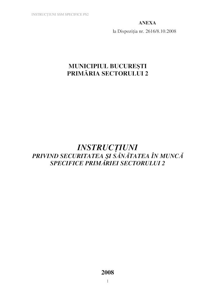 PDF) Instructiuni de Securitate Si Sanatate in Munca - DOKUMEN.TIPS