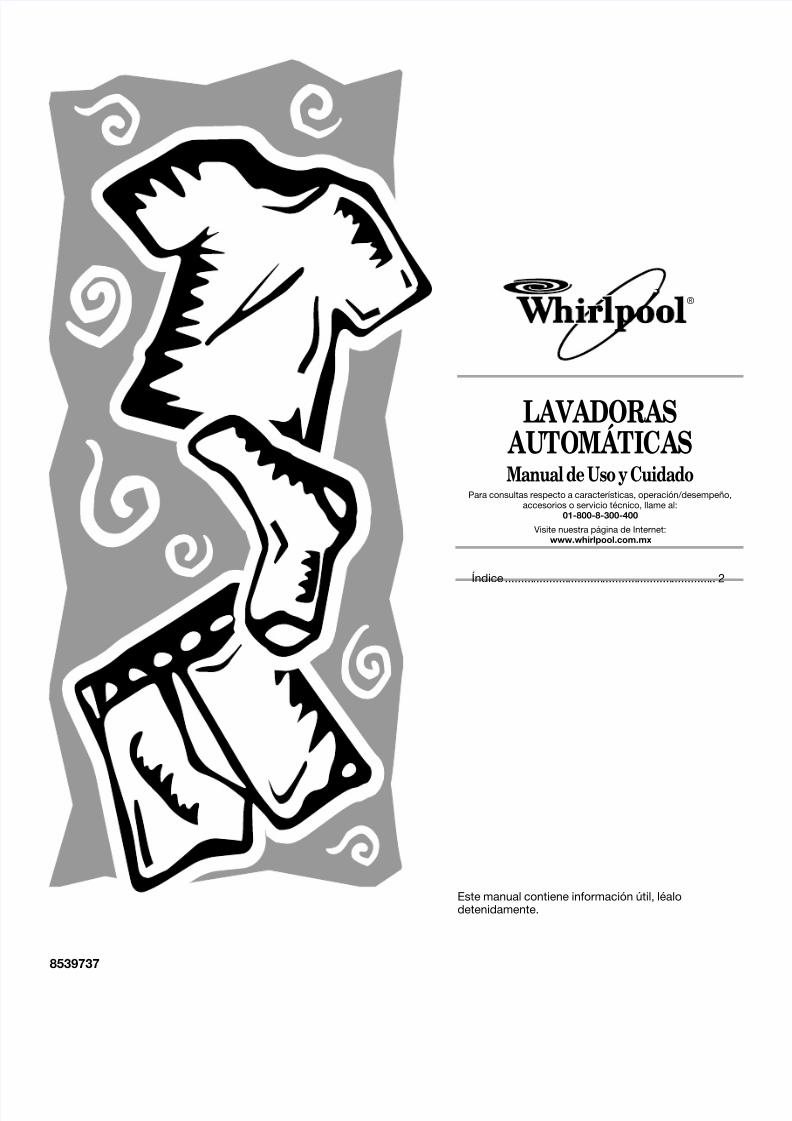 PDF) Manual Lavadora Whirlpool 