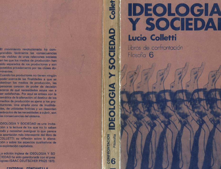 PDF) Colleti - Ideología y sociedad, Bernstein y el marxismo de la segunda   