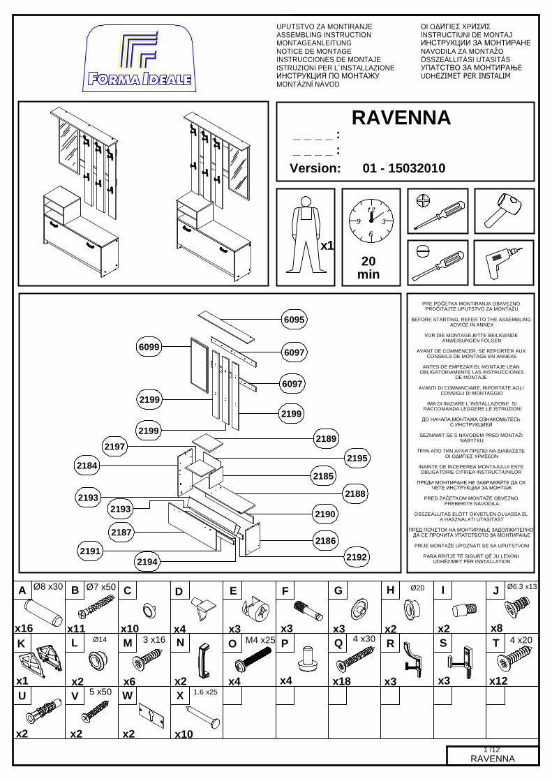 PDF) Instructiuni de Montaj Cuier Ravenna 8013388 i - DOKUMEN.TIPS