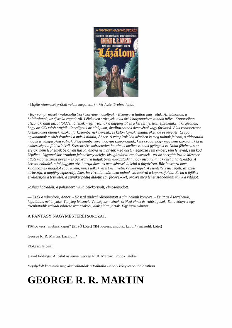 PDF) George_R.R._Martin_-_Lázálom - DOKUMEN.TIPS