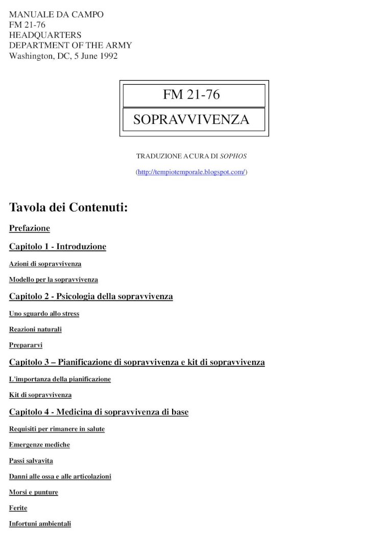 PDF) FM 21-76 in Italiano - DOKUMEN.TIPS