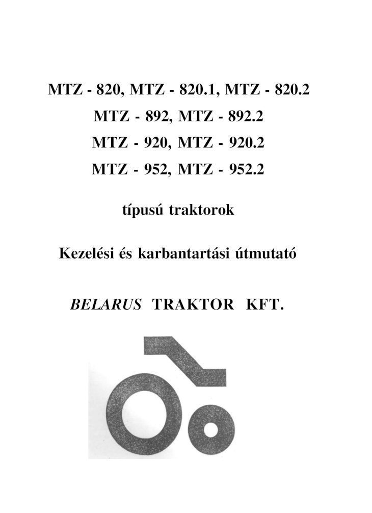 PDF) MTZ-820 kezelési és karbantartási útmutató - DOKUMEN.TIPS