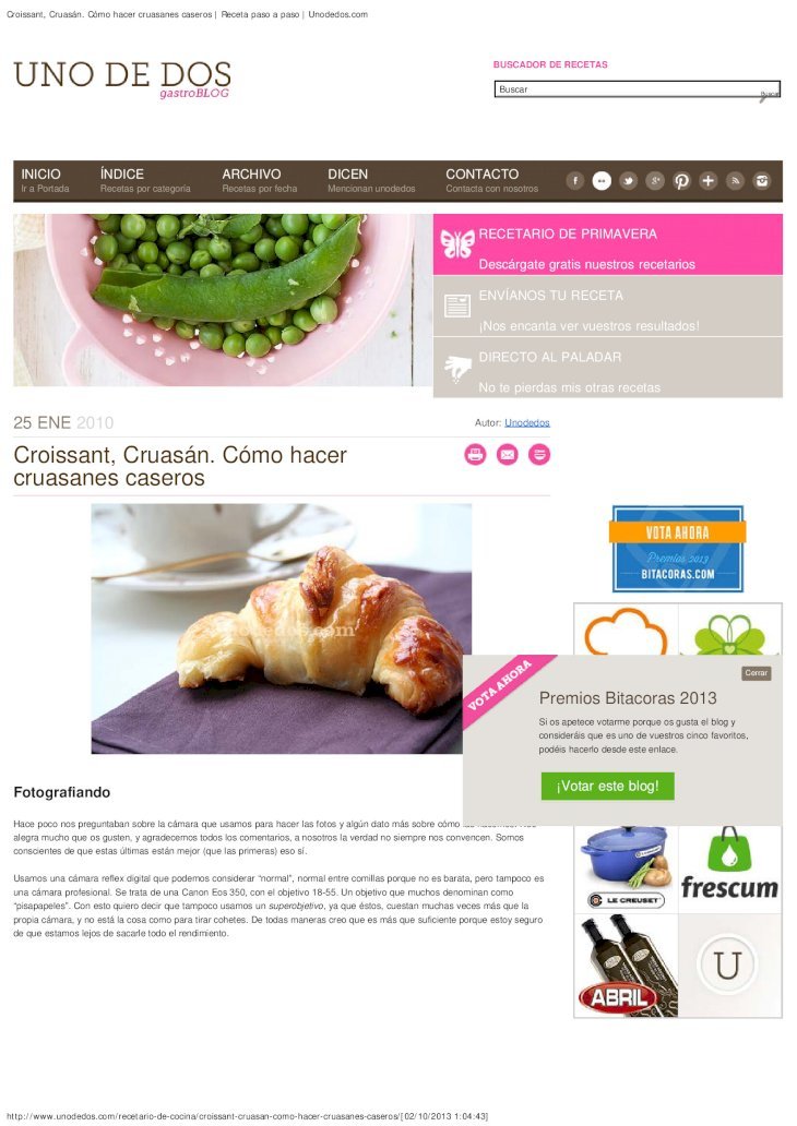 PDF) Croissant, Cruasán. Cómo hacer cruasanes caseros _ Receta paso a paso  _ Unod - DOKUMEN.TIPS