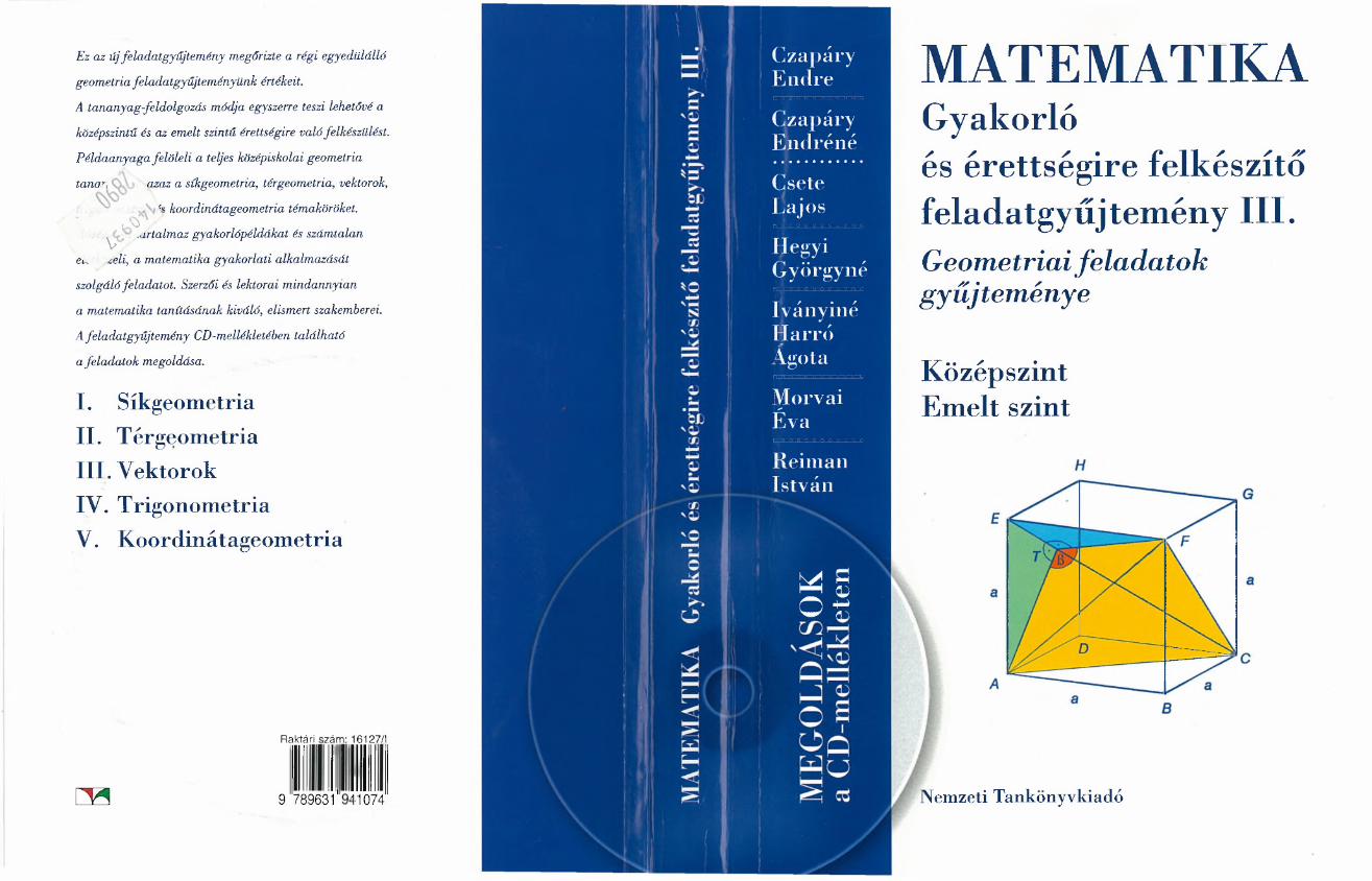 PDF) Matematika Gyakorlo Es Erettsegire Felkeszito Feladatgyujtemeny III Kek  Small ocr - DOKUMEN.TIPS