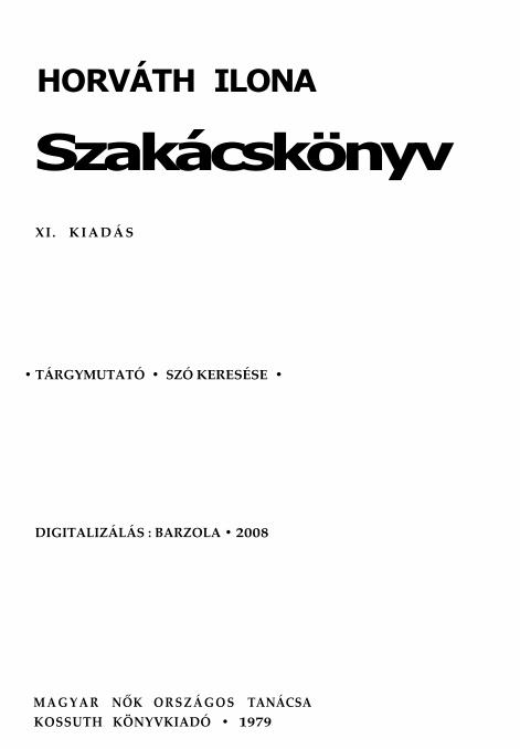PDF) Horvath Ilona: Szakacskonyv - DOKUMEN.TIPS