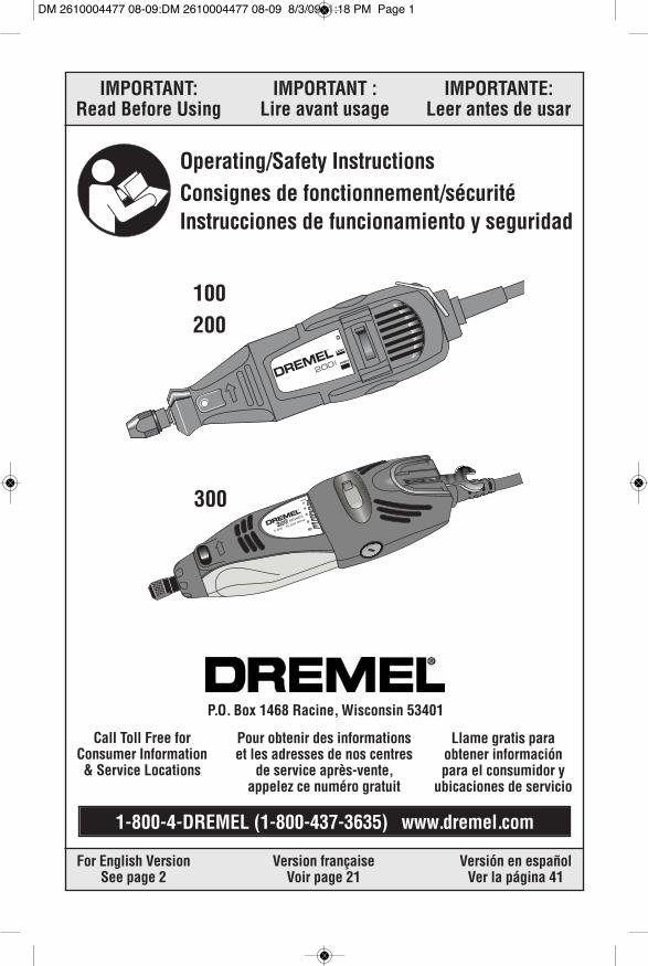 PDF) Manual Dremel 225 - DOKUMEN.TIPS