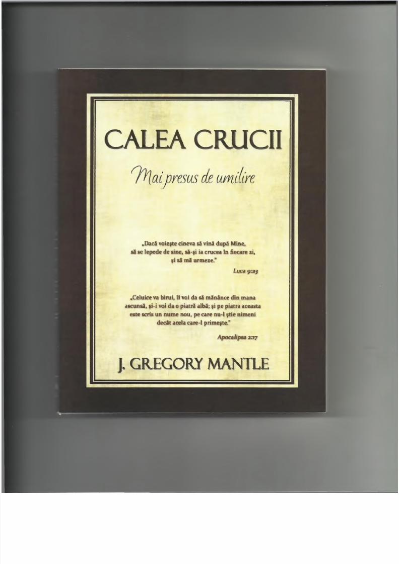 PDF) Calea Crucii by Gregory Mantle - DOKUMEN.TIPS
