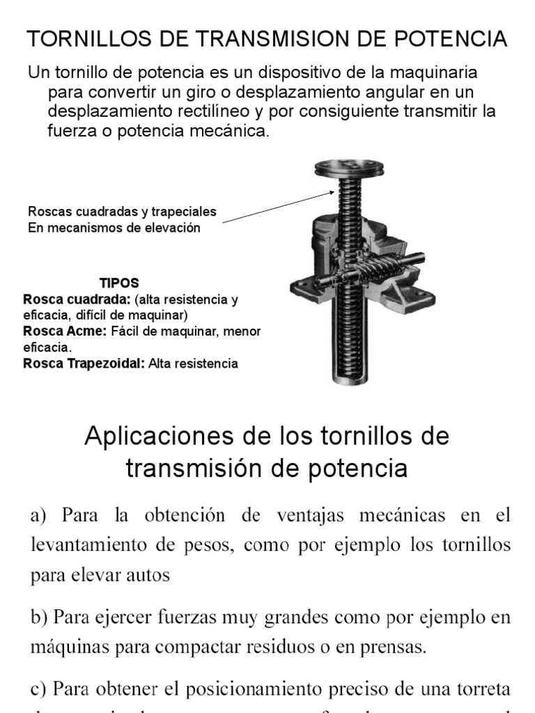 PDF) Tornillos de Potencia - DOKUMEN.TIPS