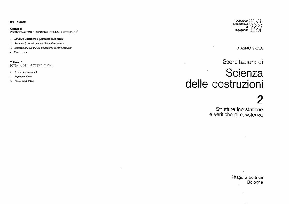 PDF) Erasmo Viola - Esercitazioni Di Scienza Delle Costruzioni - Vol 2 -  DOKUMEN.TIPS