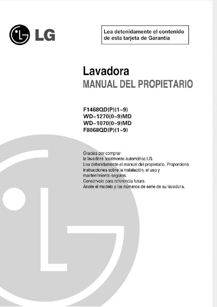 PDF) Manual Uso LAVADORA LG - DOKUMEN.TIPS