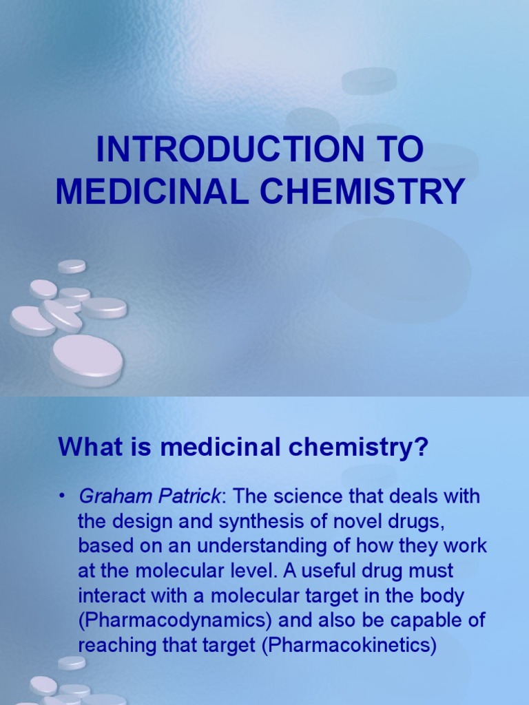 nptel medicinal chemistry assignment
