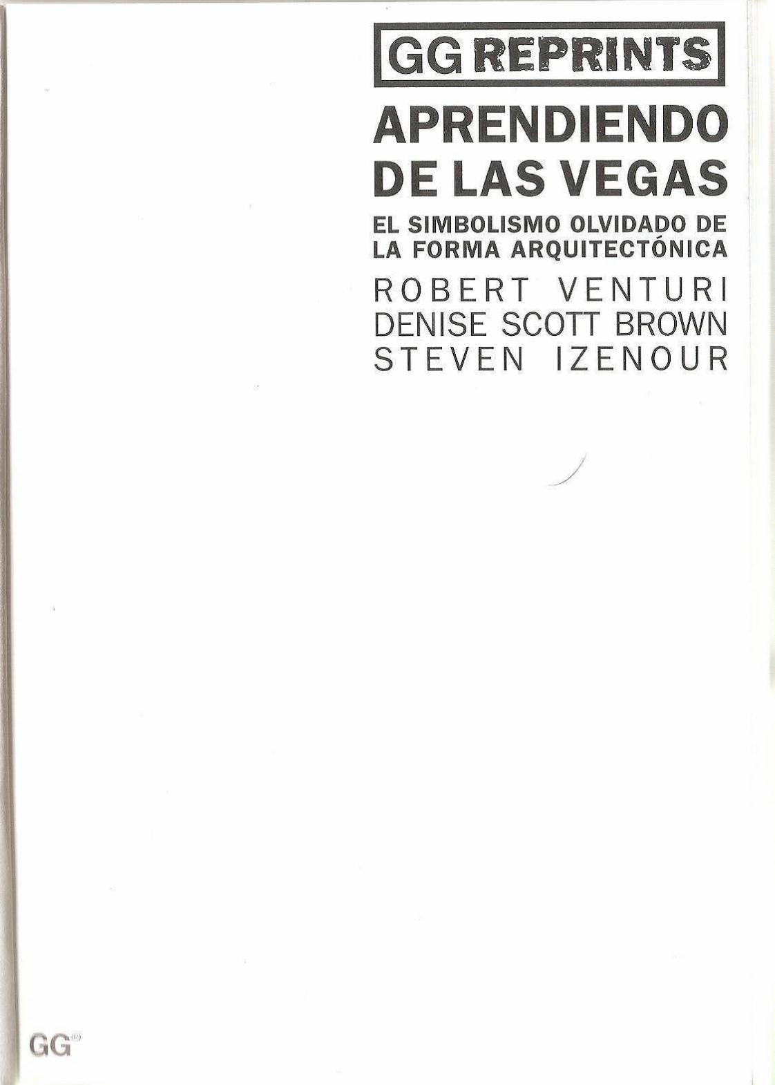 PDF) Robert Venturi Aprendiendo de Las Vegas PDF - DOKUMEN.TIPS