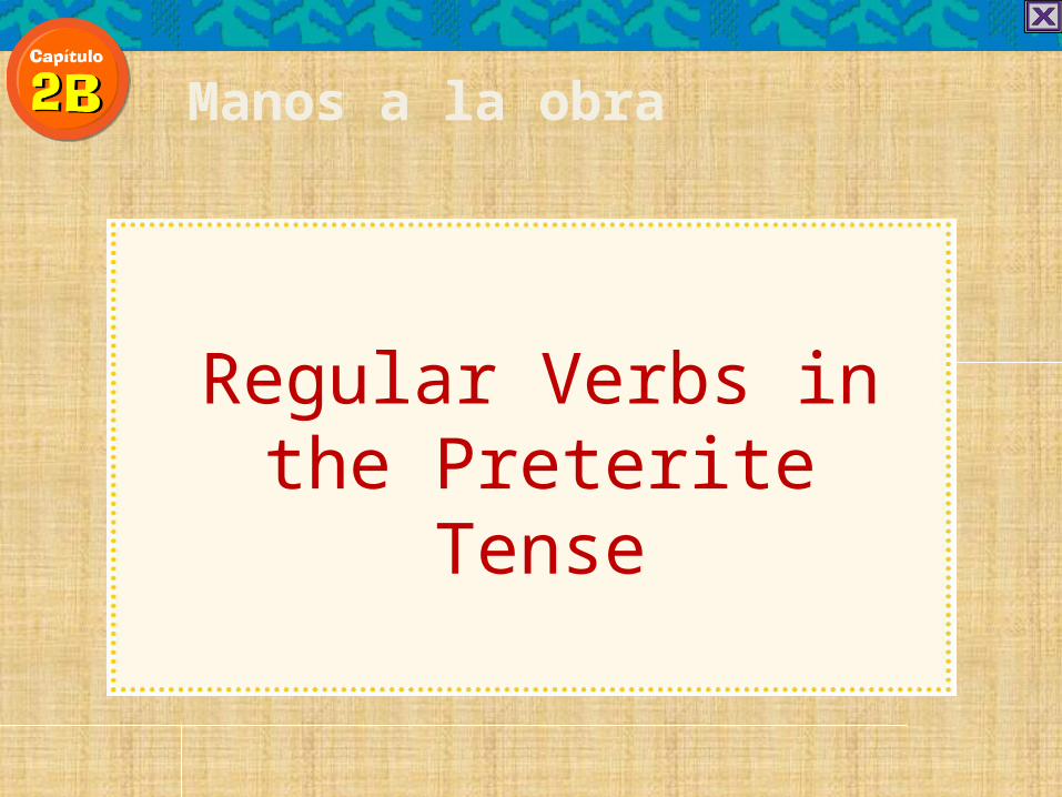  PPTX Regular Verbs In The Preterite Tense DOKUMEN TIPS