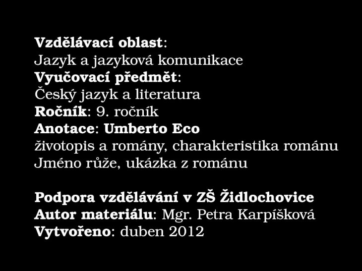 PPTX) Umberto Eco - DOKUMEN.TIPS