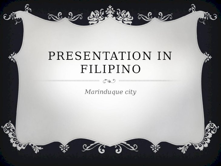 introduction for presentation filipino
