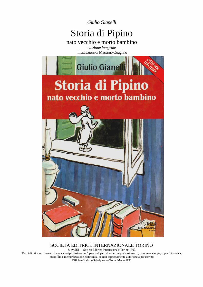 PDF) Storia di Pipino nato vecchio e morto bambino di Gianelli -  DOKUMEN.TIPS