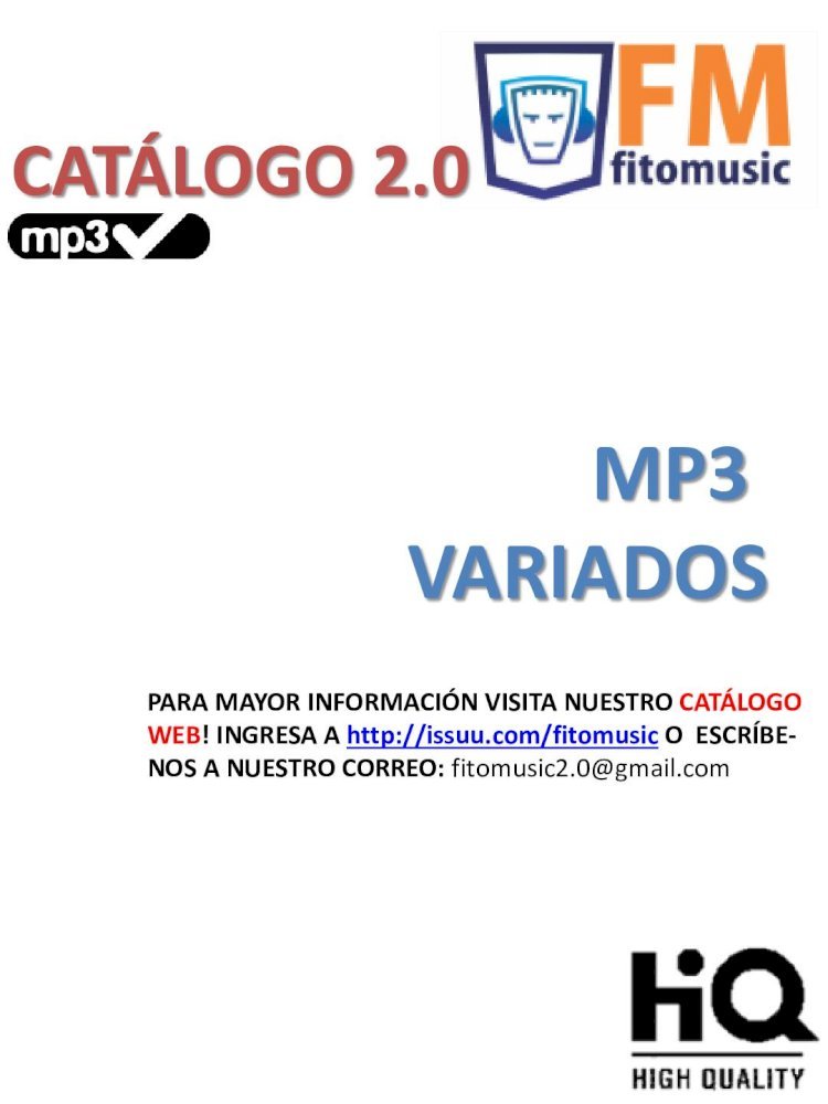 PDF) Catalogo MP3 Variados - DOKUMEN.TIPS