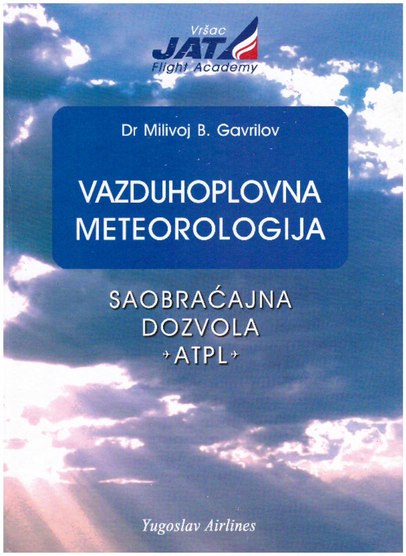 PDF) Vazduhoplovna meteorologija, Gavrilov - DOKUMEN.TIPS