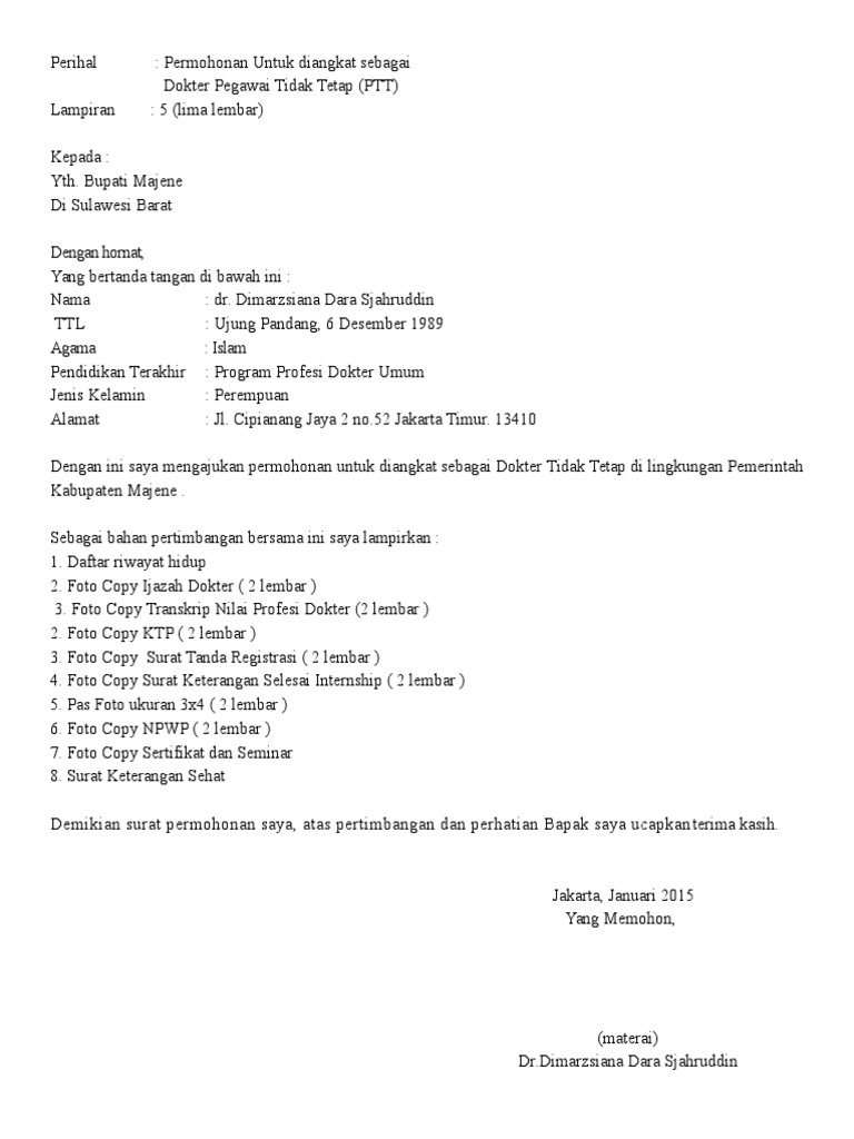 (PDF) Surat Permohonan PTT - DOKUMEN.TIPS