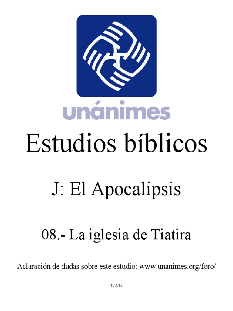 PDF)  La Iglesia de Tiatira 