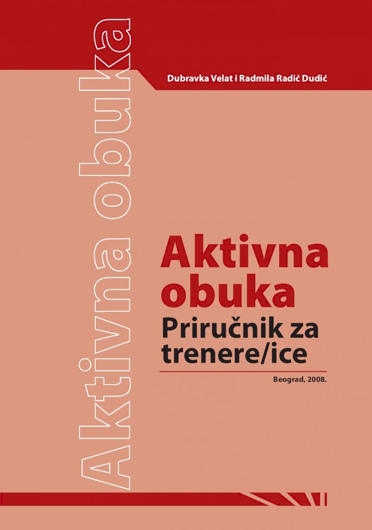 PDF) Aktivna obuka Priručnik za trenere/ice - DOKUMEN.TIPS