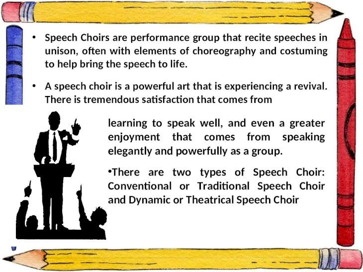 two types speech choir