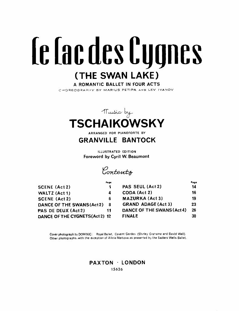 PDF) Tchaikovsky: Swan Lake (1942) - imslp.asiaimslp.asia/.../f/fe/IMSLP12435-Tchaikovsky-Bantock__1942__Swan_L…  · Title: Tchaikovsky: Swan Lake (1942) Author: Granville Bantock  (1868-1946) - DOKUMEN.TIPS