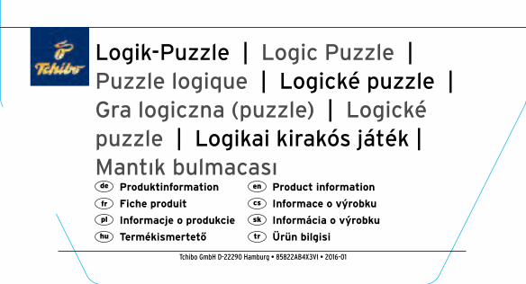 PDF) Logik-Puzzle | Logic Puzzle | Puzzle logique | Logické ...ws2-media3. tchibo-content.de/newmedia/document/7de2271f0dcabb3… · IQ puzzle Dieses  Logik-Puzzle ist ein abstraktes Rätselspiel - DOKUMEN.TIPS