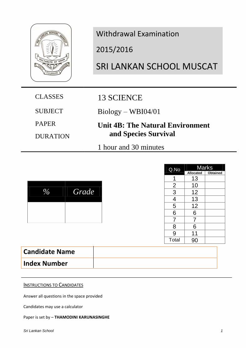Pdf Sri Lankan School Muscat · Pdf Filesri Lankan School 3 B