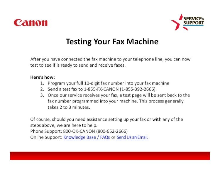 PDF) Testing Your Fax Machine - Canon Globaldownloads.canon.com/support/ testing-your-fax-machine.pdf · Testing Your Fax Machine After you have  connected the fax machine to your telephone - DOKUMEN.TIPS