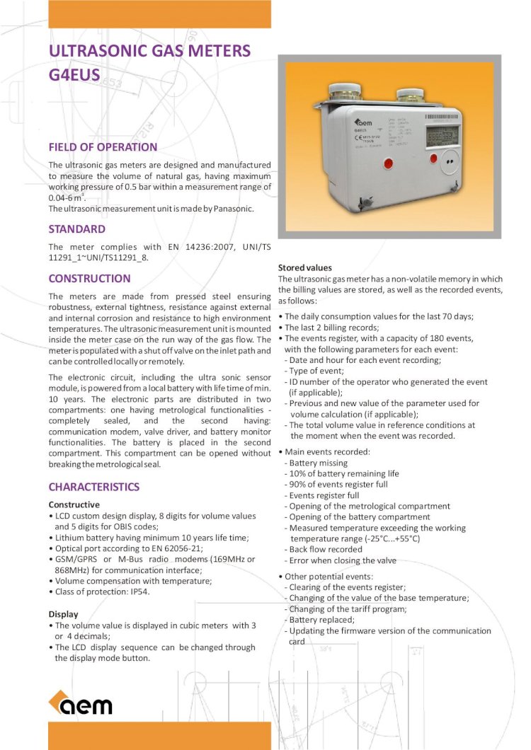 PDF) ULTRASONIC GAS METERS G4EUS - AEMaem.ro/wp-content/PDF_enG/1.  AEM_G4EUS_engleza.pdf · Communication interface The ultrasonic gas meter  has two serial communication interfaces: one - DOKUMEN.TIPS
