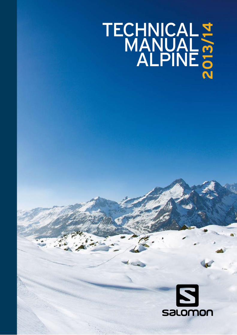 PDF) technical manual alpine - Salomon ... - Salomon  Techniciansalomontechnician.com/uploads/2013_salomon_alpine_tech_manual.pdftechnical  manual alpine - Salomon ... - Salomon Technician - DOKUMEN.TIPS