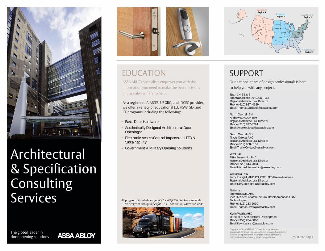 Pdf Architectural Specification Assa Abloy Services Solutions