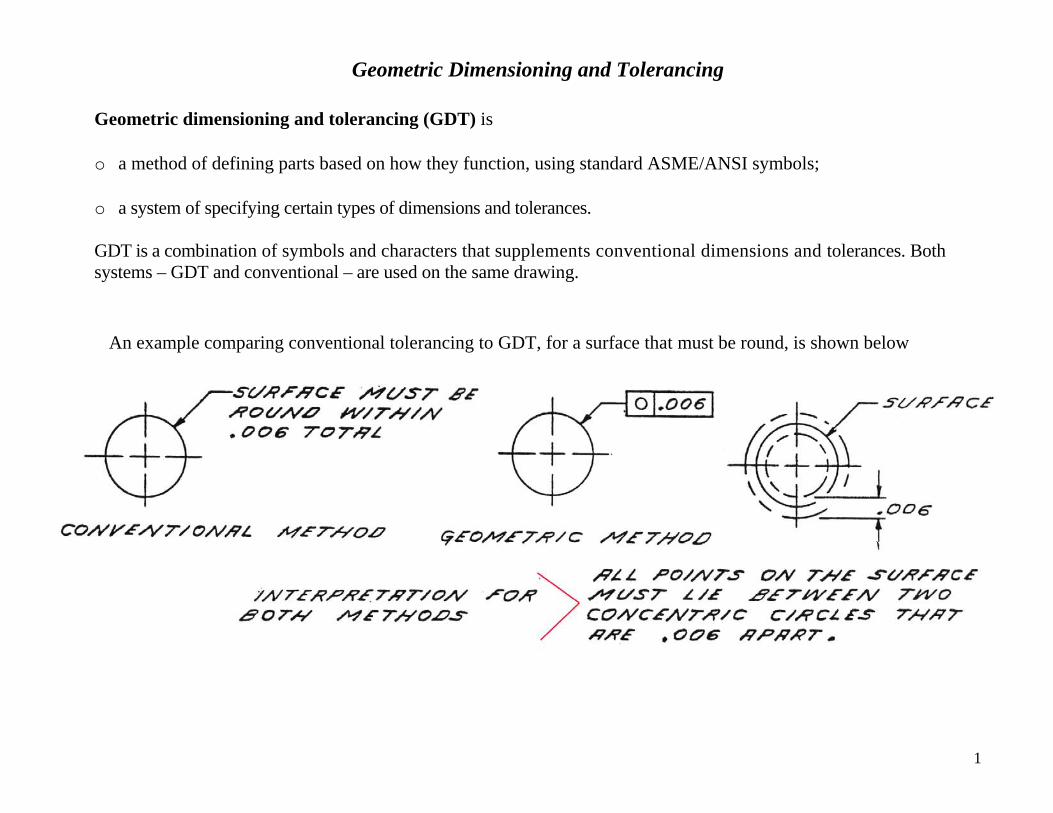 Pdf Geometric Dimensioning And Tolerancing Mcgill Cimalexvitgc