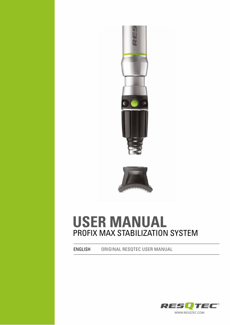 PDF) USER MANUAL - resqtec.com · USER MANUAL PROFIX MAX  We are