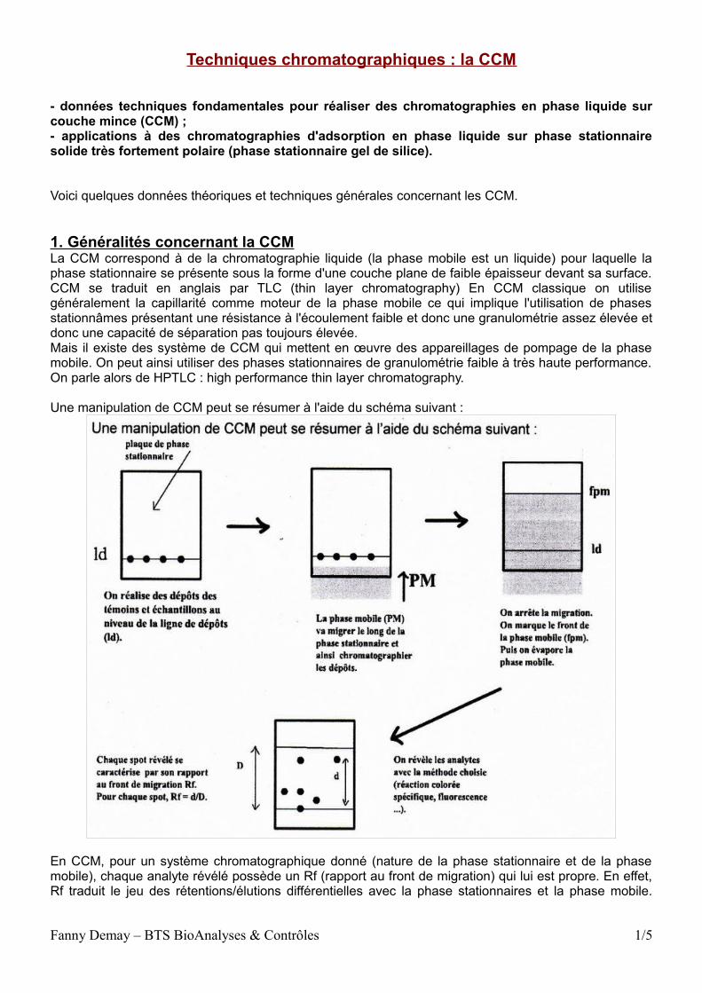 PDF) Techniques chromatographiques : la CCMfdanieau.free.fr/.../TP/ChromatographieCoucheMince-CCM_TP10.pdf  · Séparation et identification des acides aminés d&#039;un mélange  pharmaceutique - DOKUMEN.TIPS