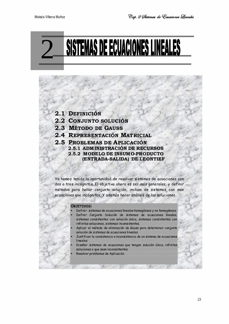PDF) Moisés Villena Muñoz 2 -  smaris.edu.ecsmaris.edu.ec/wp-content/uploads/2016/08/S.-E-.-L.-Unidad-2.pdf  · Moisés Villena Muñoz Cap. 2 Sistemas de Ecuaciones Lineales 29 22 35 00 -  DOKUMEN.TIPS