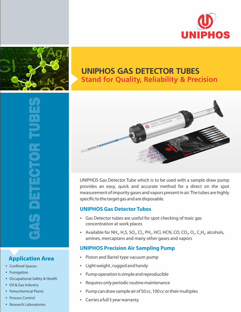 (PDF) UNIPHOS Gas Detector Strips · UNIPHOS Gas Detector Tubes UNIPHOS ...