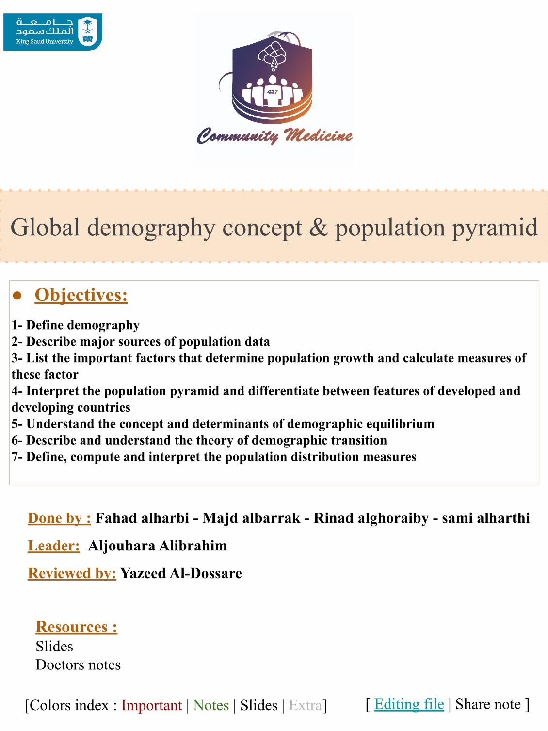 global demography essay