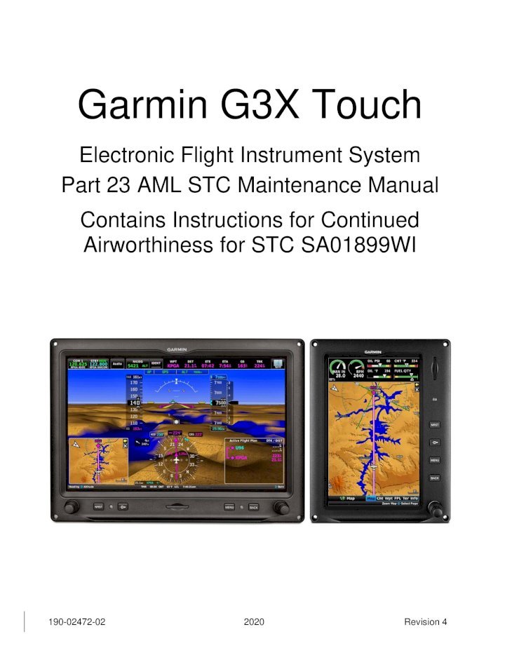 PDF) Garmin G3X Touchstatic.garmin.com/pumac/190-02472-02_04.pdf · 4.6 GSU  25D Earth Magnetic Field Updates ..... 36 4.7 Special Inspection  Requirements ... B.11Marker Beacon Antenna - DOKUMEN.TIPS