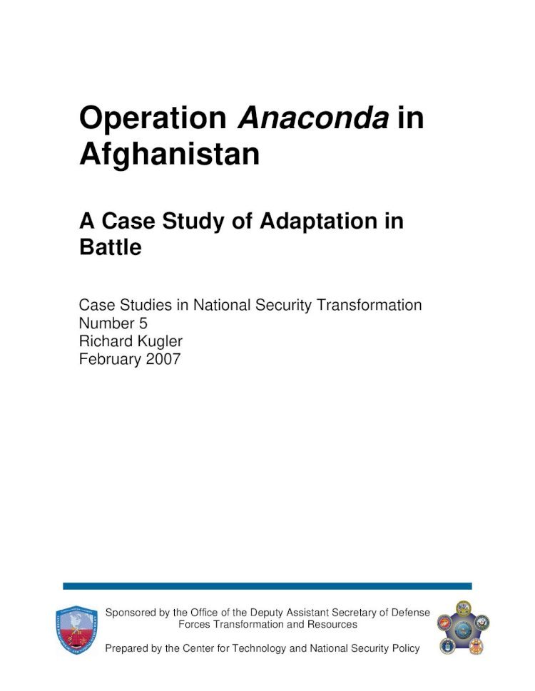 (PDF) Operation Anaconda in Afghanistan 5 Operation Anaconda.pdf ...