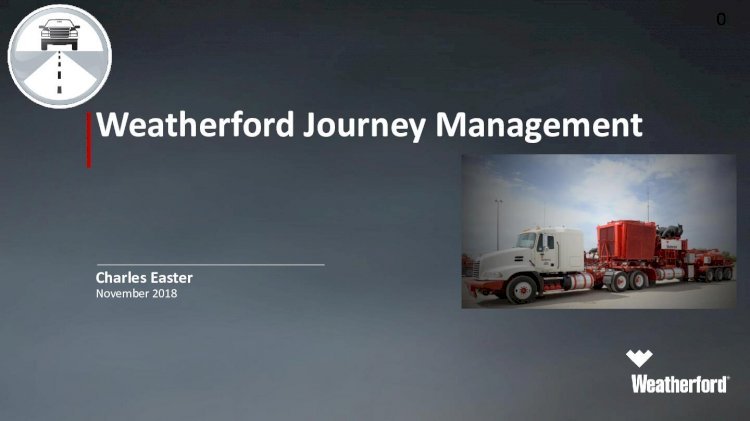 weatherford journey management